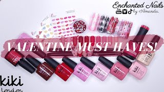 VALENTINE MUST HAVE NAIL PRODUCTS 🩷 Kiki London Gel Polish Nail Art