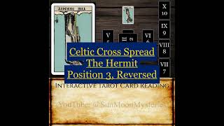 Celtic Cross Wealth: The Hermit in Position 3 Reversed - Social Withdrawal