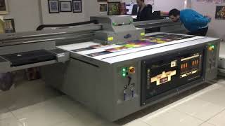 UV flatbed printer 2513 installed overseas