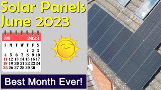 Solar Production Update - June 2023. Best Month Ever!