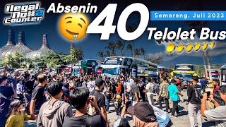 "FENOMENA LANGKA" PERANG TELOLET BUS PALING MERIAH YANG PERNAH ADA !! | Trip INC Semarang 2023