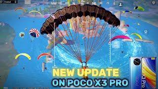 BGMI NEW UPDATE GAMEPLAY POCO X3 PRO🔥