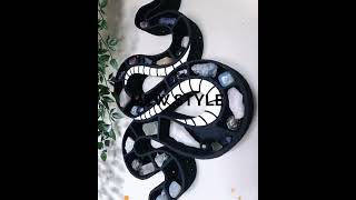 Snake Crystal Shelf Crystal Holder Display Wall Wood Shelf Goth Witchy Spooky Home Decor Gifts