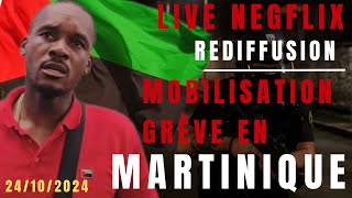 24/10/2024 LE R🚩 EN DIRECTE DE LA MOBILISATION EN MARTINIQUE CONTRE LA VIE CHÈRE🍿…