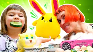 🍟 La Cafetería de Lucky: Aventuras de Bianca y Sus Juguetes de Peluche para niños