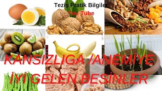 KANSIZLIGA/ANEMİYE İYİ GELEN BESİNLER NELERDİR?✅