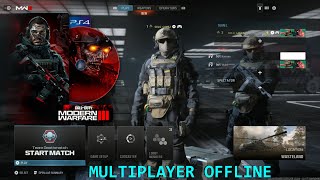 PS4 Call of Duty Modern Warefare III Multiplayer Offline