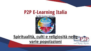 Lezione 1 - Spiritualità, culti e religiosità nelle varie popolazioni:  l'energia universale  (1)