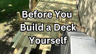 Should You Build a DIY Deck Yourself? #diy #diydeck #deckbuilding #outdoorproject #deckbuildingtips