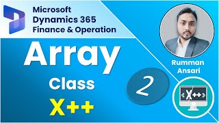 Array Class   in X++ programming language   Part 2