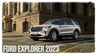 Полноразмерный SUV Ford Explorer 2023 получил ряд обновлений для рынка КНР