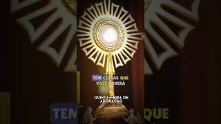 Seja forte. #jesus #deusnocomando #oração #deus #amor #fé #adoração #santissimosacramento #shorts