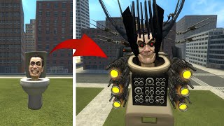 Evolution of All Versions G-Man Toilet - Skibidi Toilet in Garry's Mod