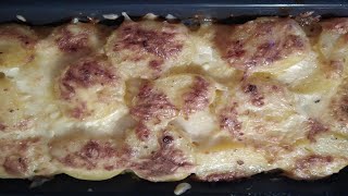 СЛОЕНЫЙ КАРТОФЕЛЬ С СЫРОМ. АППЕТИТНО И СЫТНО.