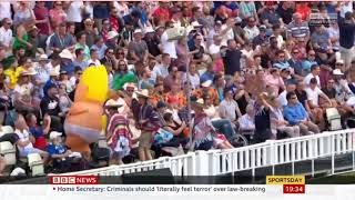 President Trump Pursued by Mexicans at Edgbaston Cricket Match