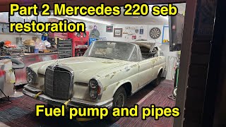 Late brake show barn find Mercedes part 2