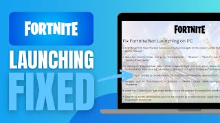 How To Fix Fortnite Not Launching on PC - Solved!