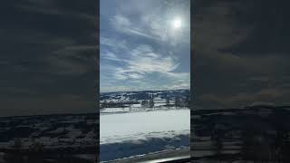 Norway’s largest lake mjøsa #largest #lake #frozen #view #sunnyday #traveling