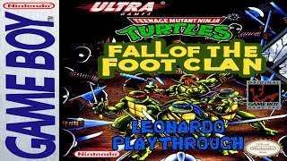 Teenage Mutant Ninja Turtles Fall of the Foot Clan: Leonardo Playthrough (VBA) (1080p 60fps)