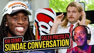 Sundae Conversation with Caleb Pressley - Kai Cenat (REACTION)