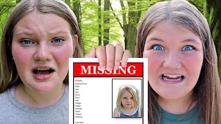 Our LiTTLE SiSTER is LOST in the Woods!