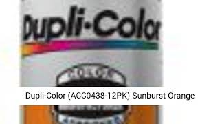 Dupli Color ACC0438 12PK Sunburst Orange Chrysler Exact Match Scratch Fix All in 1 Touch Up Paint