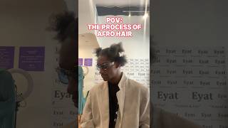 The process of afro hair