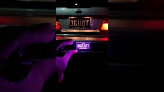 Nissan Pulsar SSS N15 Sedan ‘Custom LED Rego Keytag (JDM Style)’ showcase! 🔰💜