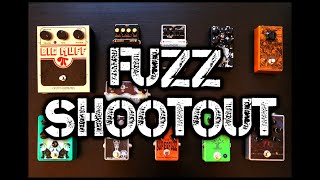 Fuzz Shootout ~ Funeralopolis Riff Played with 11 Gain Pedals 🎛️