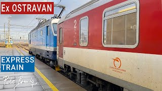 TRIP REPORT | Ex Ostravan Express train | ZSSK | Praha to Olomouc | 1st class