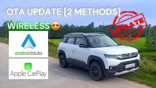 BREZZA/BALENO 2022 - How to Upgrade to WIRELESS Android Auto/Apple Carplay [2 WAYS] | OTA UPDATE 🔥