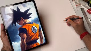 How To Drawi Goku,  Goku Drawing, Outline Tutorial 😍