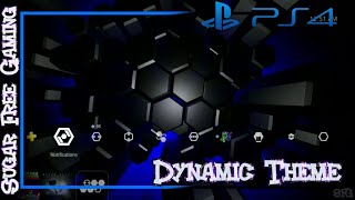 (PAID) Alien Mind BLUE Abstract Dynamic Theme - PS4