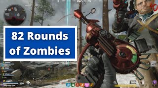 COD Cold War Die Maschine Zombies: Surviving 82 Rounds w/ Wonder Weapons Ray Gun + D.I.E. Shockwave