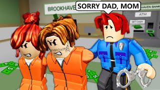 OH NO!! My Parents Are Criminals.. (Brookhaven Roblox Animation)