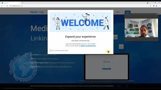 Medit link account creation and software download/installation.