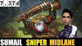 🤯 SUMAIL [SNIPER] MID 7.37D- DOTA 2 HIGHEST MMR MATCH#dota2   #dota2gameplay #sumail