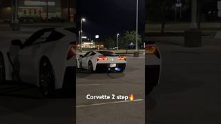 Corvette 2 stepping🔥 #shorts #cars #2step #corvette