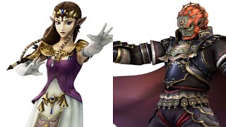 Zelda vs Ganondorf in Super Smash Bros Brawl (Remaster)