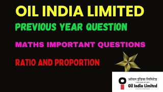 oil india limited recruitment 2024 | grade iii and iv | ratio and proportion important questions