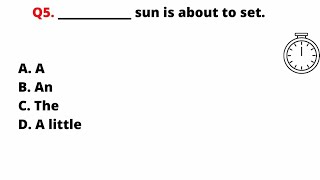 TEST YOUR ENGLISH GRAMMAR | Determiner Tricky  MCQs | 15 Questions Eng Grammar Quiz Part-2