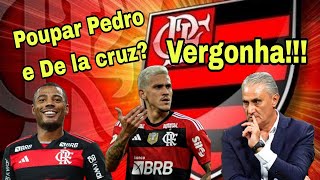 ABSURDO!!! Flamengo resolve poupar Pedro e De La Cruz no jogão de amanhã contra o Palmeiras.