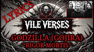 GODZILLA (GOJIRA) - Rigor Mortis (Lyrics) 1996