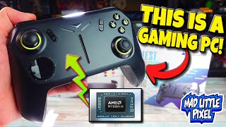 I Can't BELIEVE This EXISTS! Portable Gaming PC Built Into A Controller! TECNO Pocket Go Review