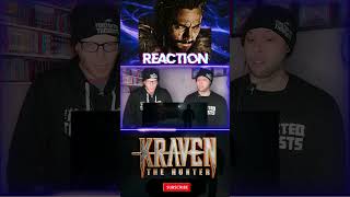 KRAVEN TRAILER REACTION !! Kraven The Hunter / Rhino