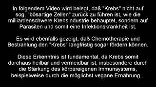 KREBS BANKROTT | Dr. Alfons Weber | Wichtigste Doku über Krebs | Es ist eine parasitäre Erkrankung!!