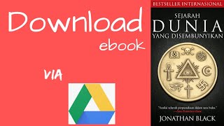 "Sejarah Dunia Yang Disembunyikan" Jonathan Black.