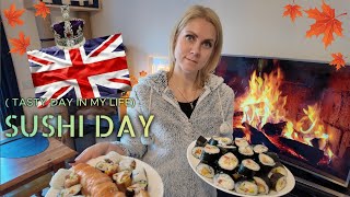 Жизнь в Англии 🇬🇧/Делаем Суши - Роллы/Субботний день/Family vlogs/Life in UK/VLOG/19 10 24 343