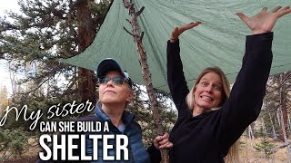 My Sister - Can she build a shelter? - Spirit Forest - S6 -Ep#39