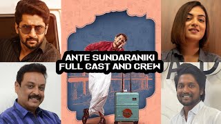 Ante Sundaraniki Movie Full Star Cast And Crew | Nani | Nazriya Nazim | Harsha Vardhan